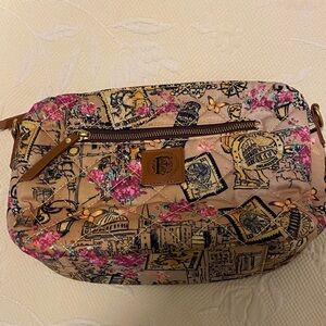 Firenze Bella Floral Print Cosmetic Bag, no signs of wear